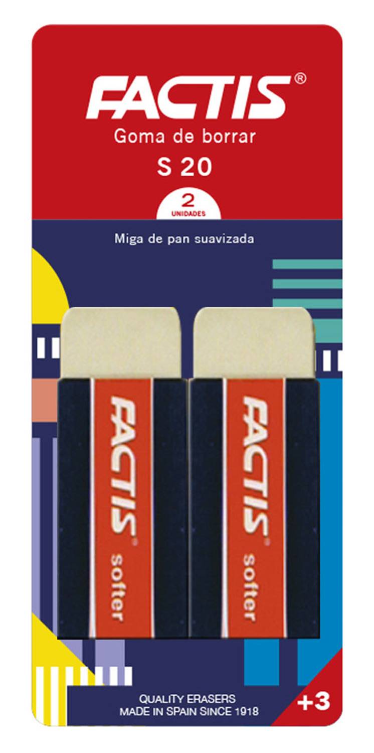 Factis · Goma de borrar miga (2 un)