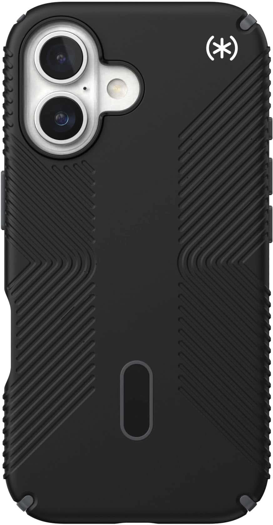 Speck - Presidio2 Grip ClickLock Case with MagSafe for Apple iPhone 16 - Black