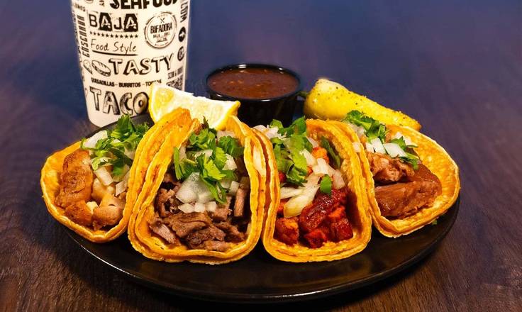 Combo #1 - 4 Street Style Tacos
