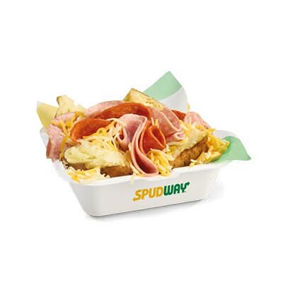 Spicy Italian & Cheese Jacket Potato