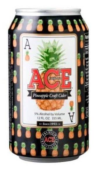 Ace Cider The World's Original Pineapple Craft Hard Cider (12 x 12 fl oz)