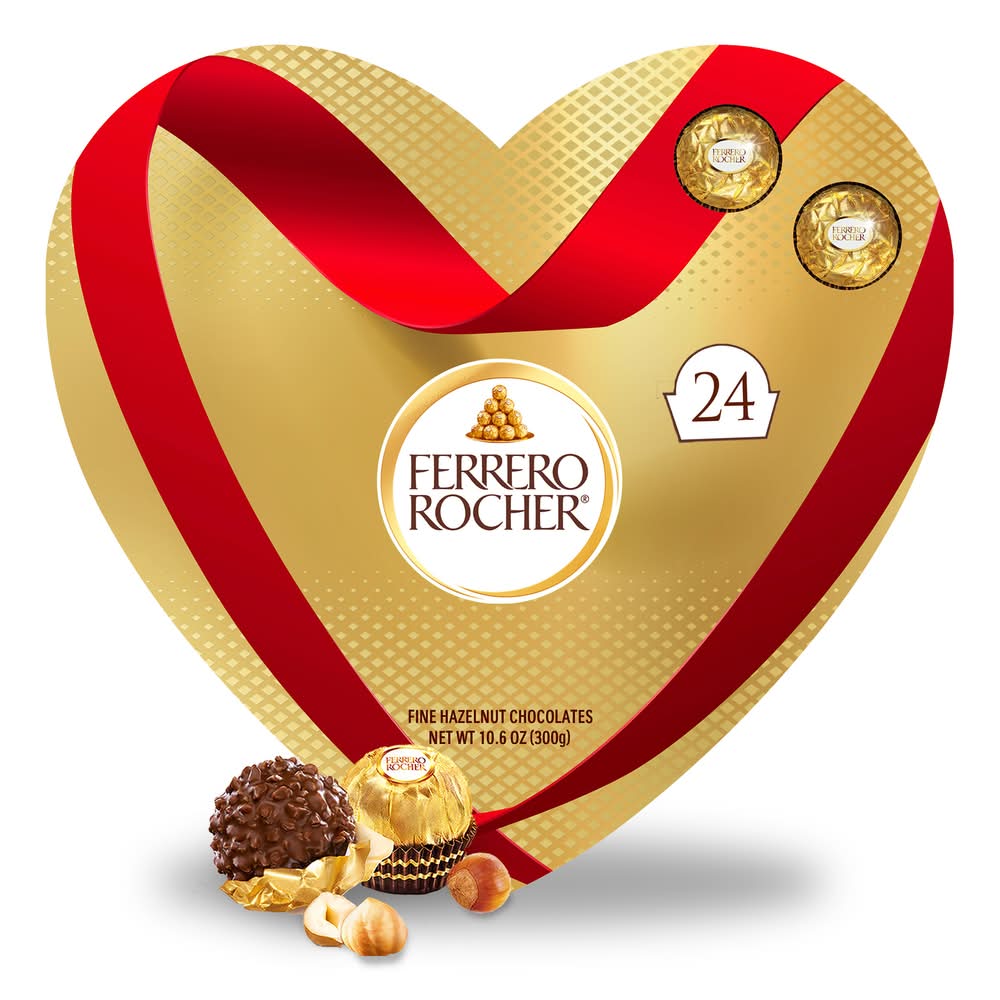 Ferrero Rocher Fine Hazelnut Chocolates (10.6 oz, 24 ct)