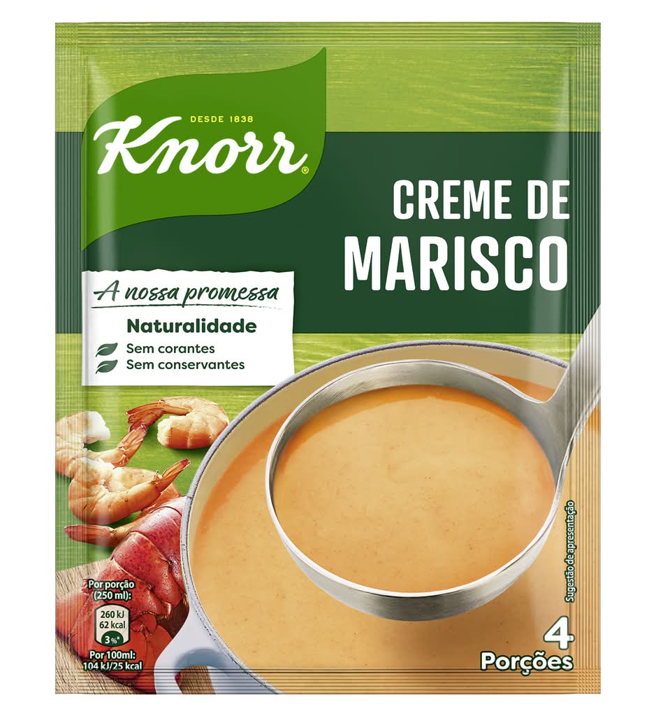 Knorr - Creme marisco, embalagem de 70g