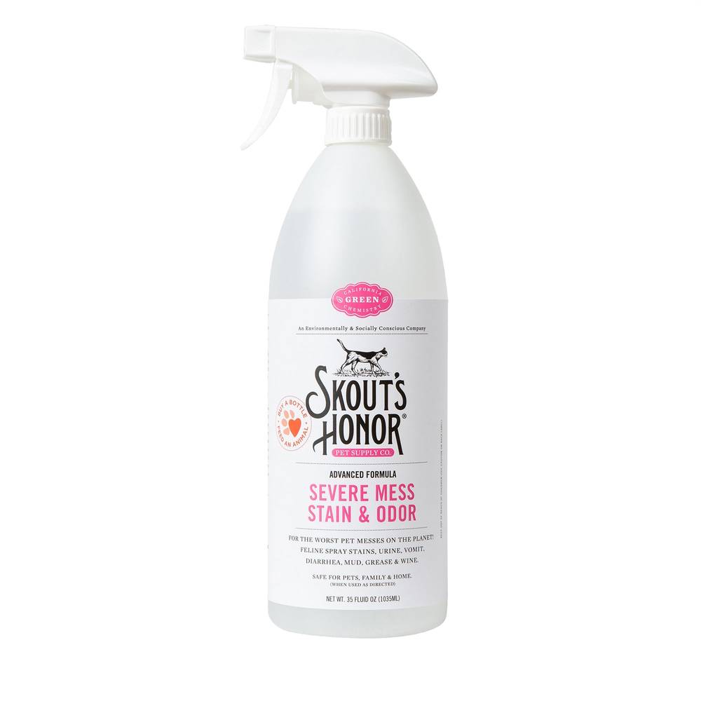 Skout's Honor® Advanced Severe Mess Solution Stain & Odor Remover (Size: 35 Fl Oz)
