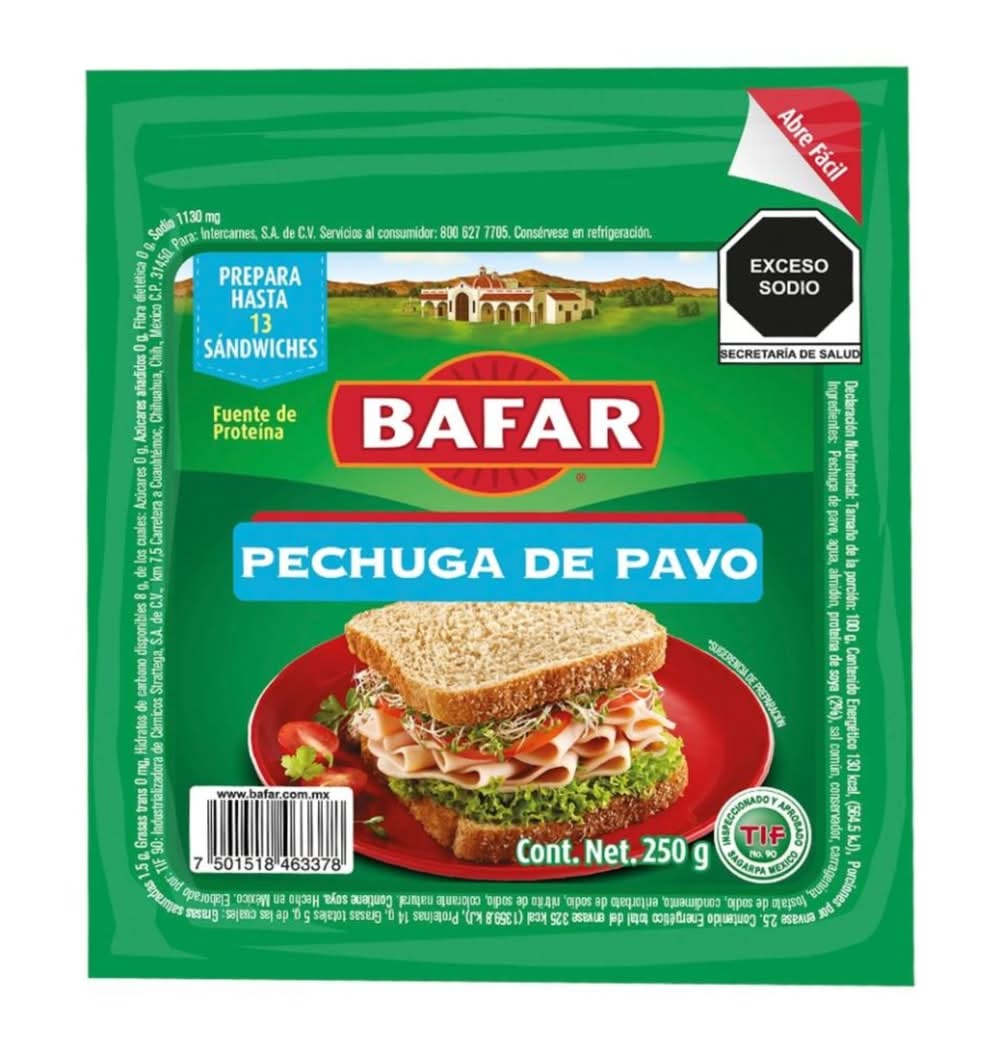 Bafar · Pechuga de pavo (250 g)