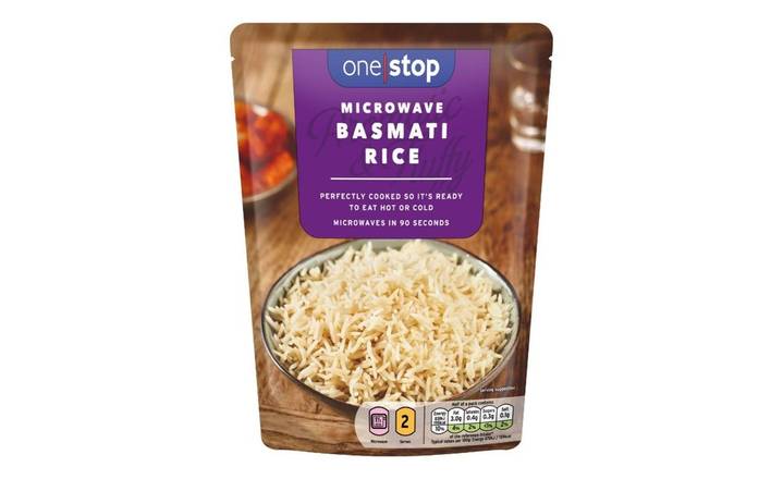 One Stop Microwave Basmati Rice 250g (395848)