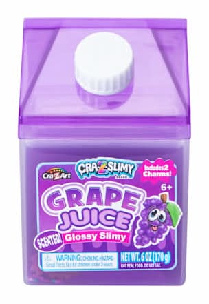 Cra-Z-Slimy® Drink Carton Slime 6oz Grape Juice