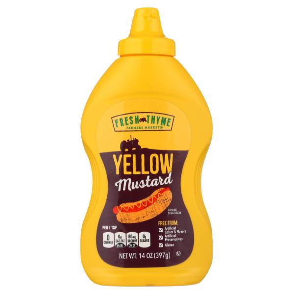 Fresh Thyme Yellow Mustard