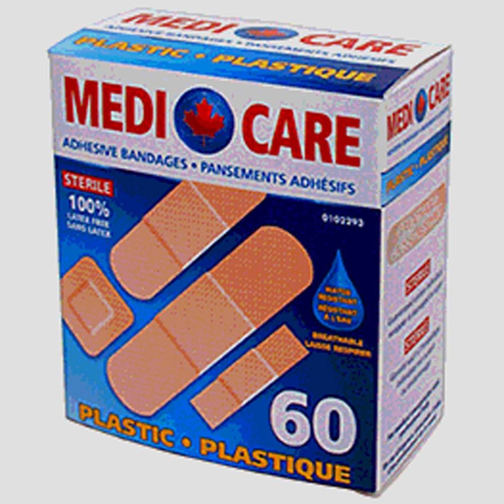 Bandages en plastique, 60pc