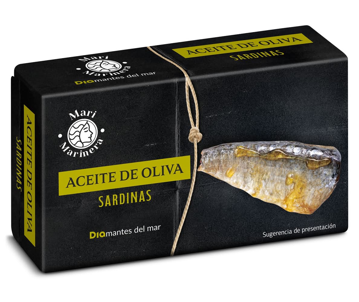 Sardinas En Aceite De Oliva Mari Marinera De Dia Lata 85 G
