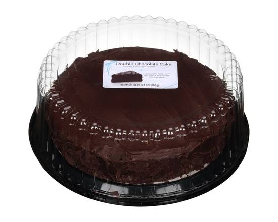 8 in Double Chocolate Cake (24 oz)