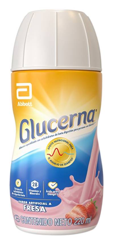 Glucerna BEBIDA FRESA FCO*220ML