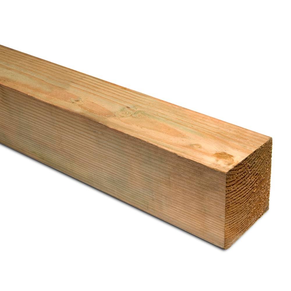 Severe Weather 4-in x 4-in x 8-ft #2 Southern Yellow Pine Ground Contact Pressure Treated Lumber | 1255890