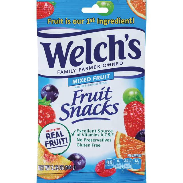 Welch's Mixed Fruit Snacks, Mixed Fruit (3.75 oz)