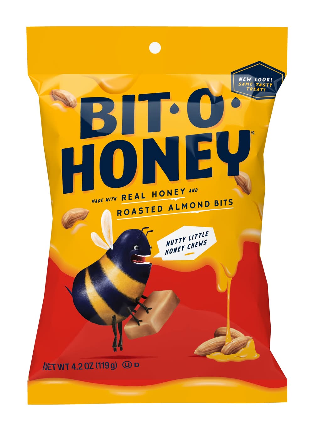 Bit-O-Honey Roasted Almond Bites Taffy Candy (3.2 oz)