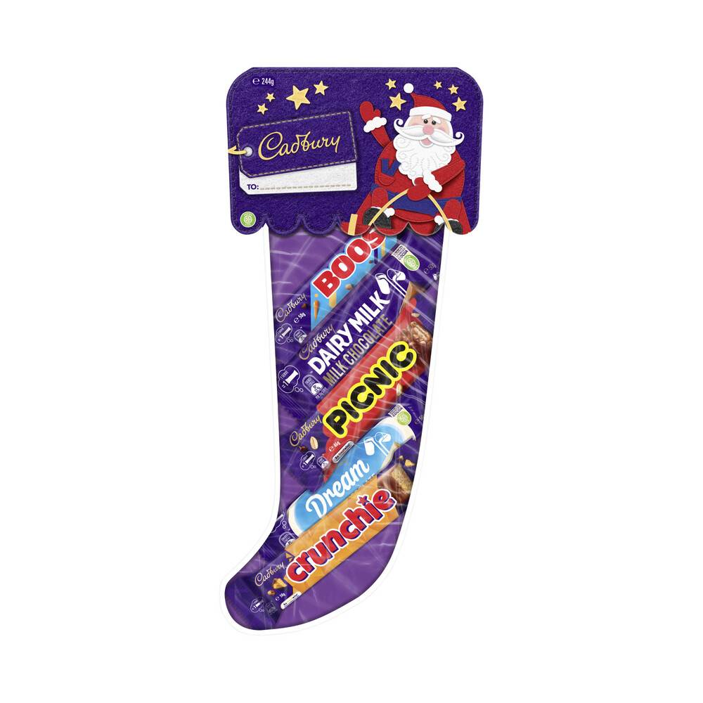 Cadbury Christmas Chocolate Stocking 244g