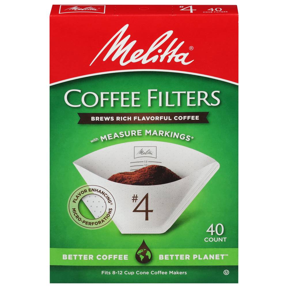 Melitta Super Premium Coffee Filters (40 ct)