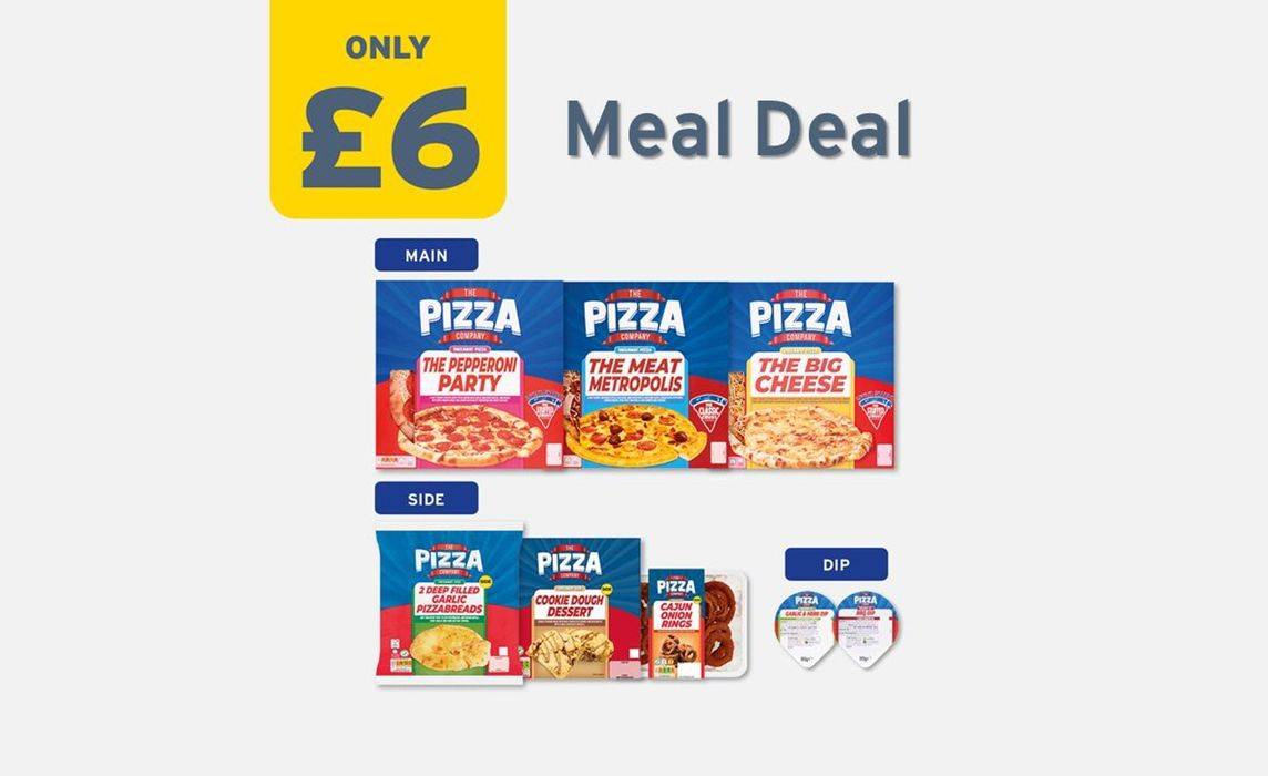 £6: The Pizza Company Bundle (Pizza + Side + Dip)