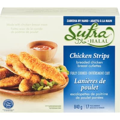Sufra lanières de poulet halal - halal chicken strips
