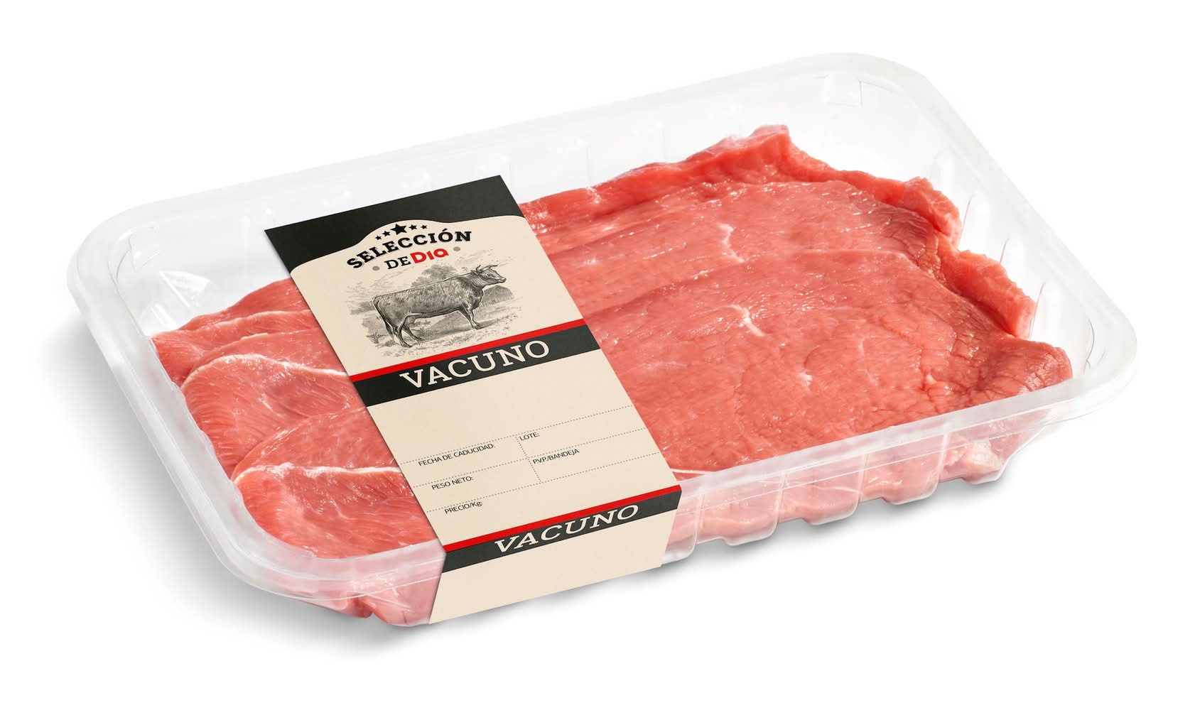 Filete 1º De Vacuno Selección De Dia Bandeja 450 G Aprox.