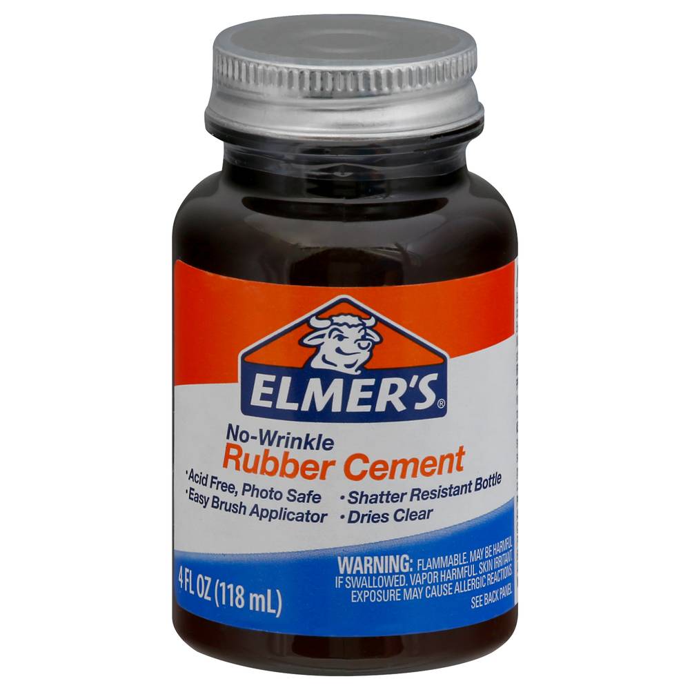 Elmer's No-Wrinkle Rubber Cement (4 fl oz)