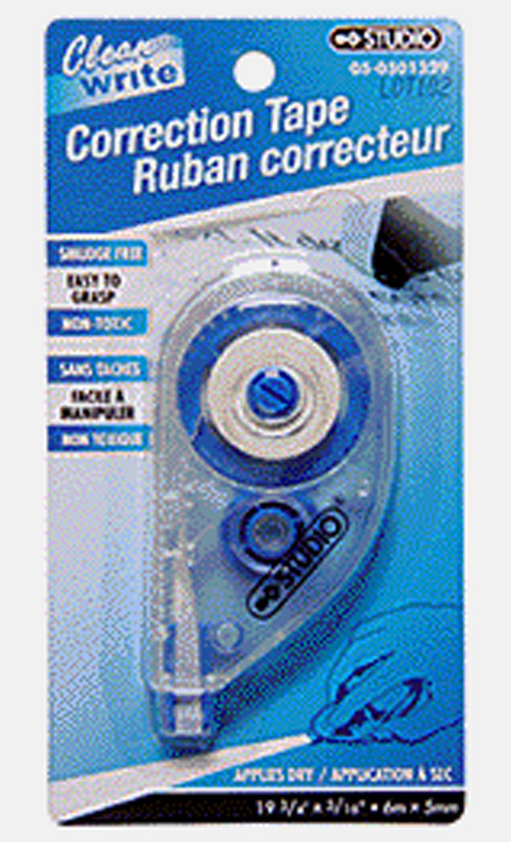 Studio ruban de correcteur sur carte - studio correction tape on a card
