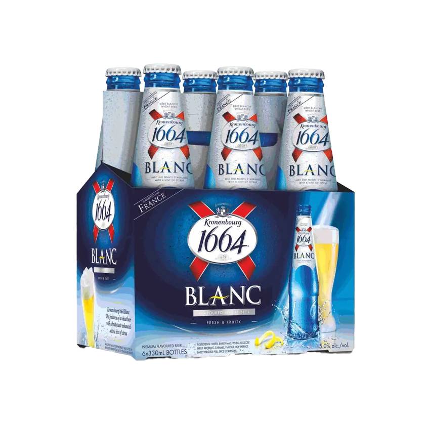 Kronenbourg 1664 Blanc Import  (6 Bottles, 330ml)