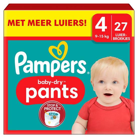 Pampers Baby-Dry Pants Taille 4, 27 Couches-Culottes