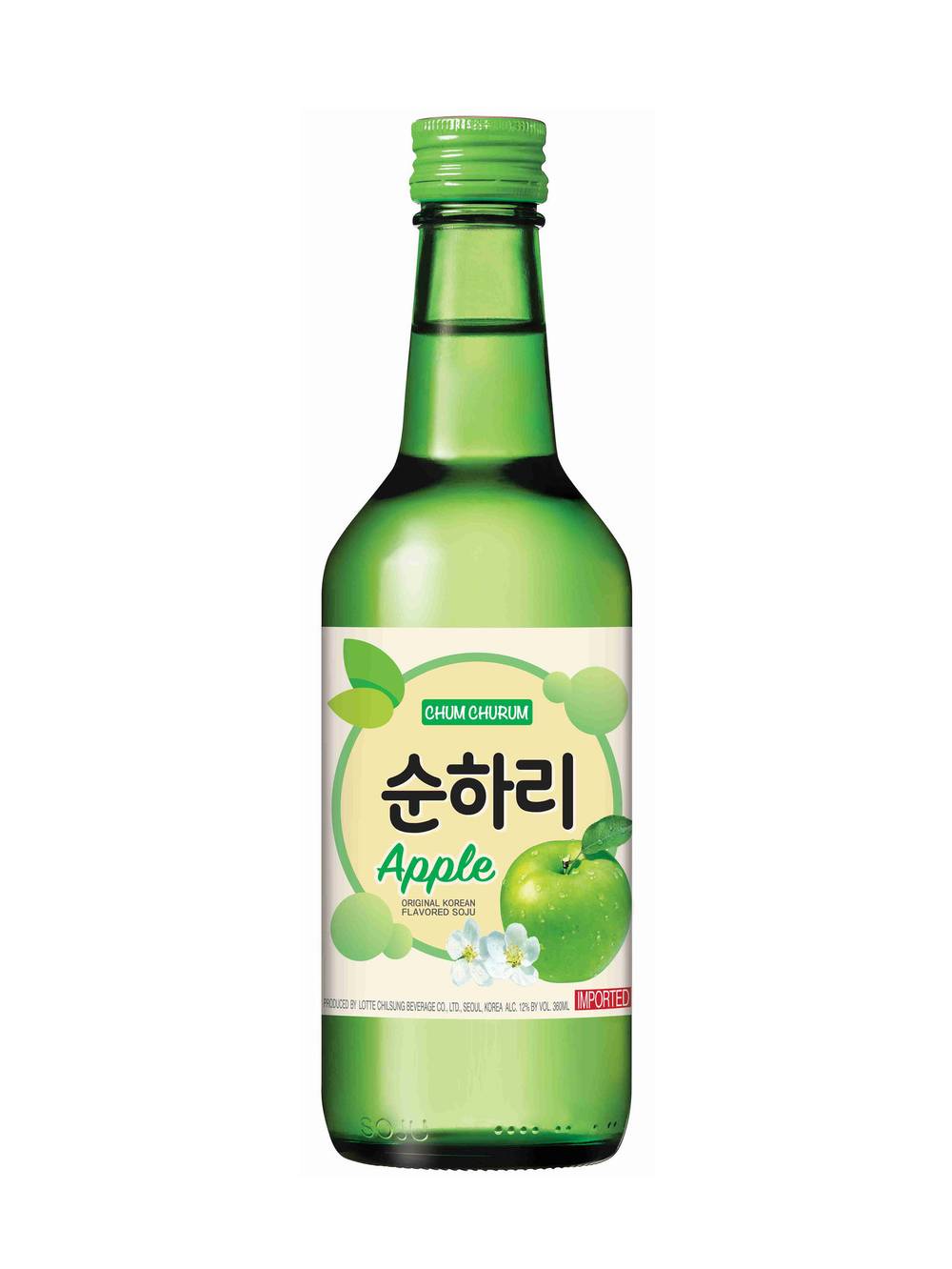 Chum Churum Soju Liquor, Apple (360 ml)