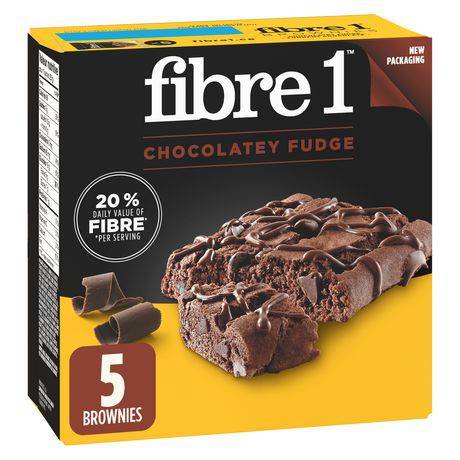Fibre 1 Snacks Chocolately Fudge Brownies (125 g)