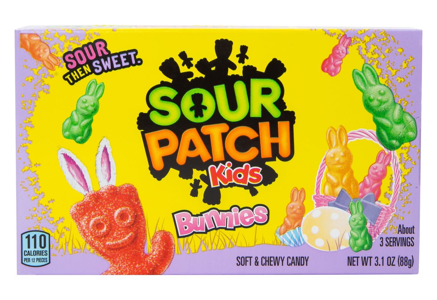 Sour Patch Kids® Easter Bunnies Candy 3.1oz