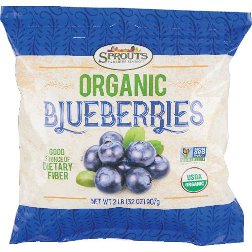 Sprouts Organic Frozen Blueberries