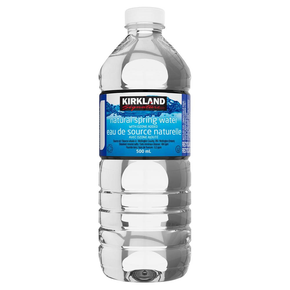 Kirkland Signature Natural Spring Water, 40 X 500 Ml