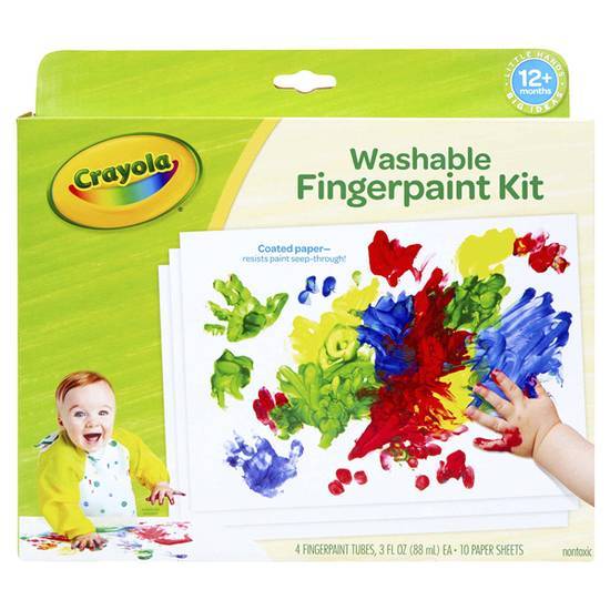 WASHABLE FINGERPAINT 16OZ GREEN