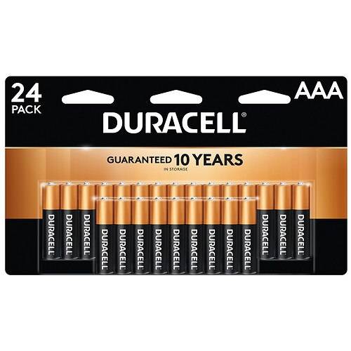 Duracell Coppertop Alkaline Batteries - AAA 24.0 ea