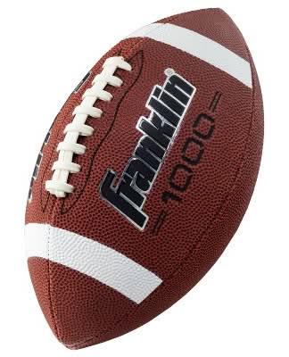 Franklin Sports 1000 Series Grip-Rite Official Football, Brown