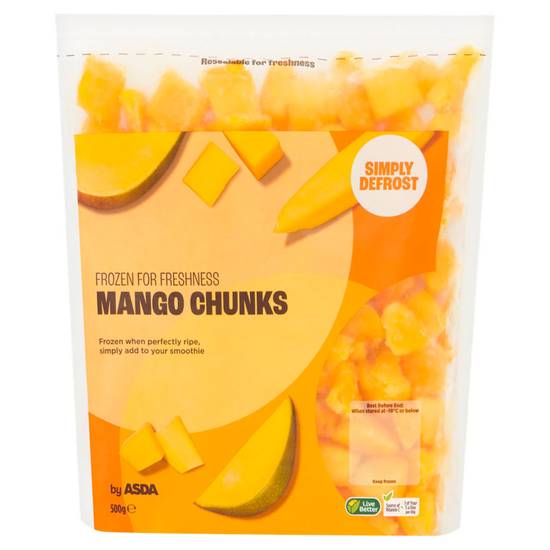 Asda Frozen for Freshness Mango Chunks 500g