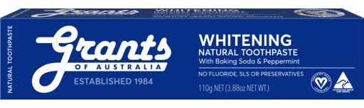 Grants Of Australia Whitening Toothpaste With Baking Soda (110g)