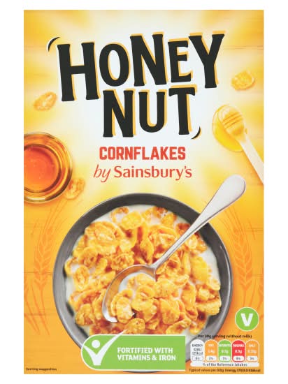Sainsbury's Honey Nut Cornflakes (500g)