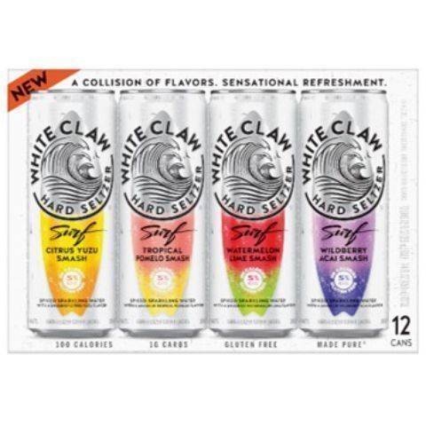White Claw Hard Seltzer Surf 12pk 12oz Can