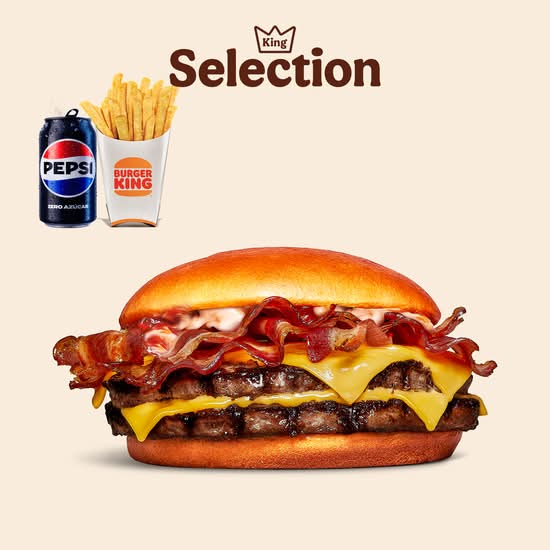Combo Bacon King Selection Doble