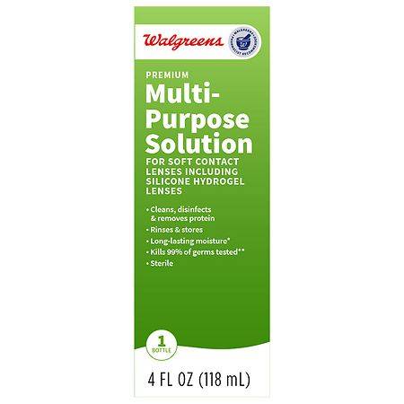 Walgreens Premium Multi-Purpose Solution - 4.0 fl oz