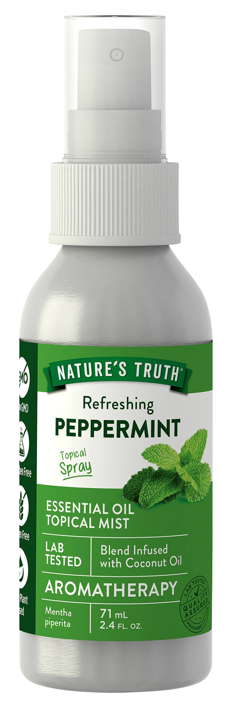 Nature's Truth Peppermint Pure Essential Oil Blend Refreshing (2.6 oz)