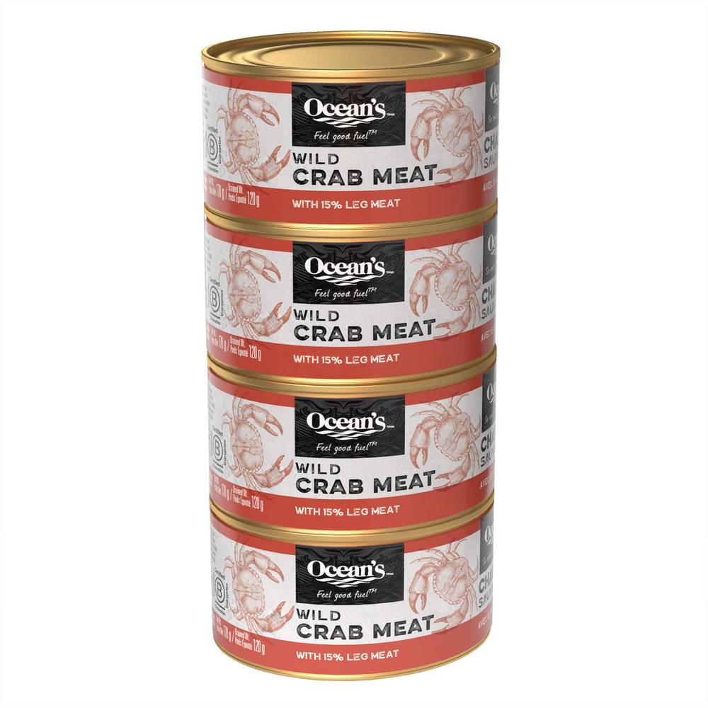 Ocean'S Crabmeat 4 X 170 G