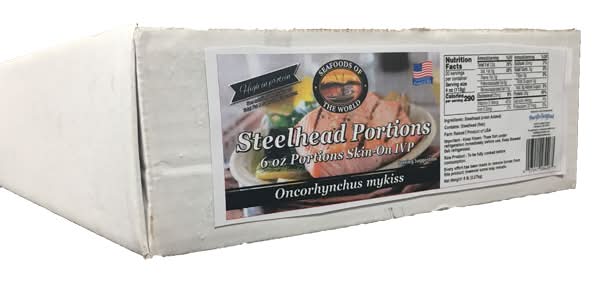 Seafoods Of The World Steelhead Portions Skin (6 oz)
