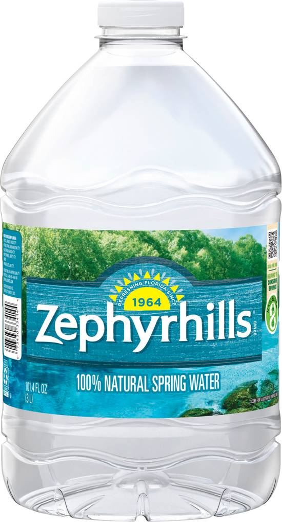 Zephyrhills 100% Natural Spring Water (3 L)