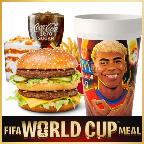 FIFA WK Meal Big Mac + McFlurry Spicy Orange Voordeelmenu