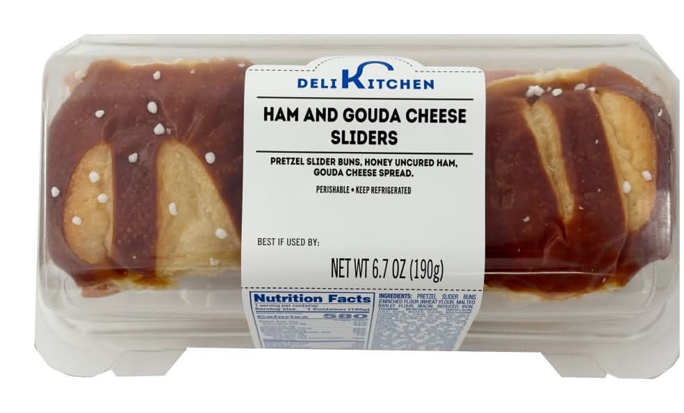 Deli Kitchen Honey Ham and Gouda Sliders