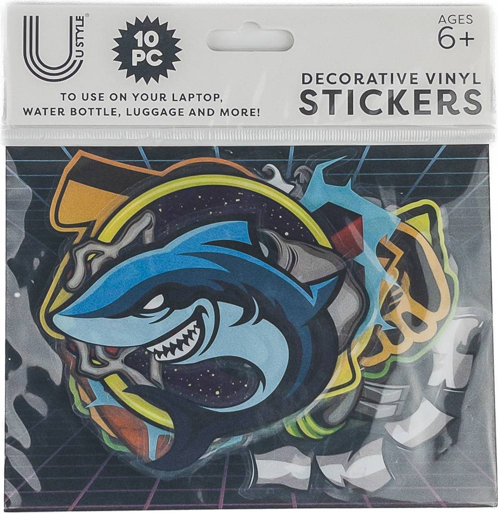 U Style Decorative Vinyl Stickers (10 ct)