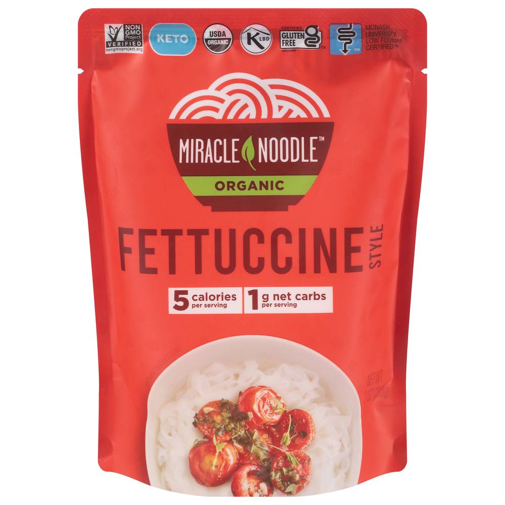 Miracle Noodle Organic Ready To Eat Fettucine Style Noodle